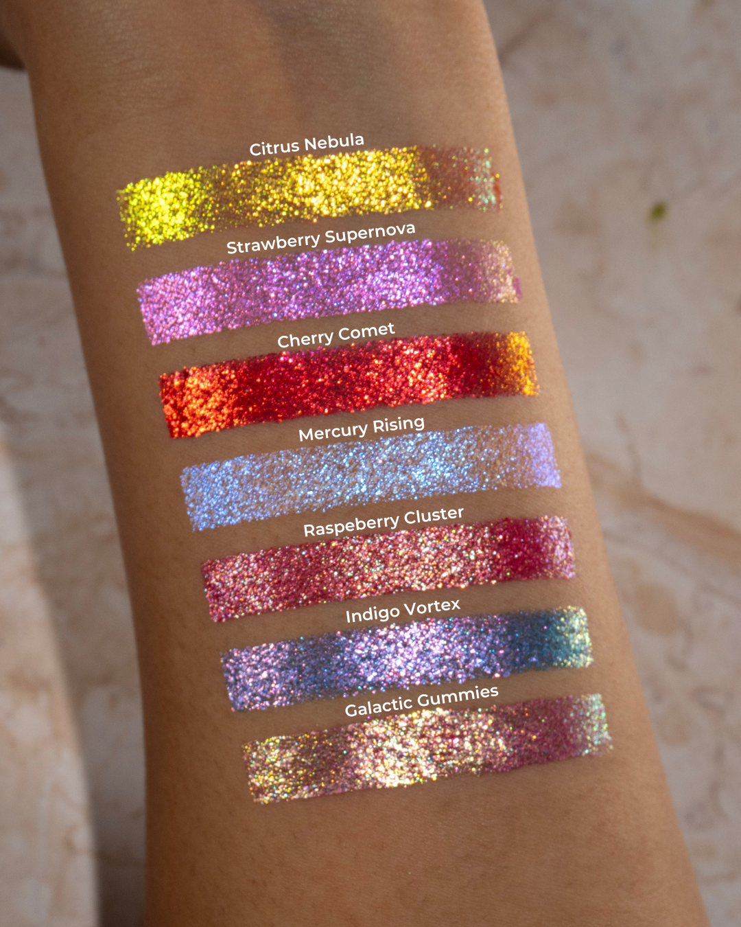 Strawberry Supernova | Neon Multichrome Pressed Pigment