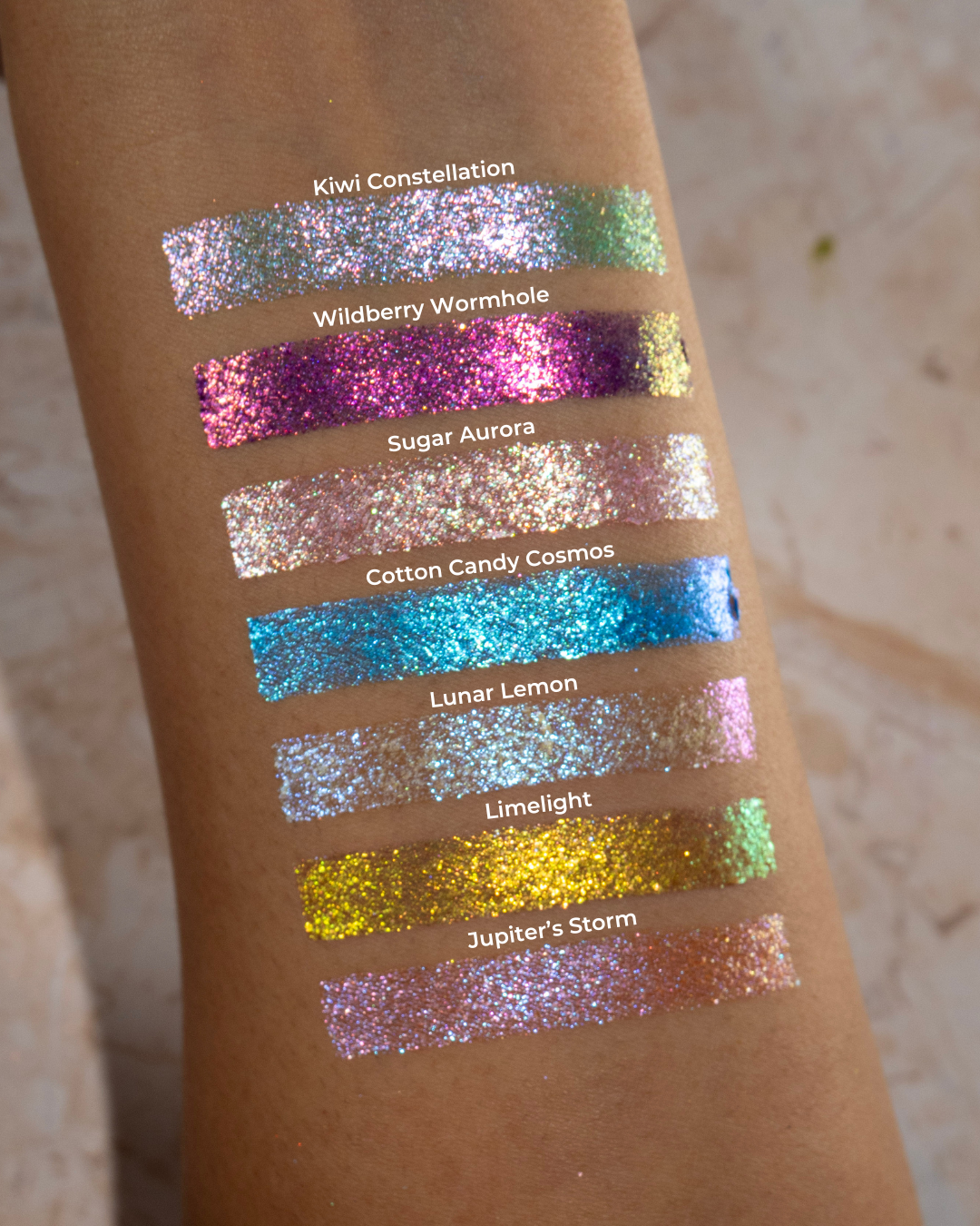 The Space Candy Collection | 14 Multichrome & Duochrome Pressed Pigment Singles
