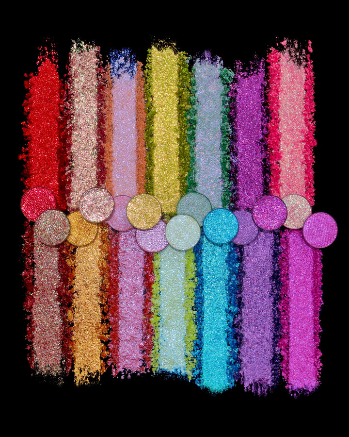 The Space Candy Collection | 14 Multichrome & Duochrome Pressed Pigment Singles