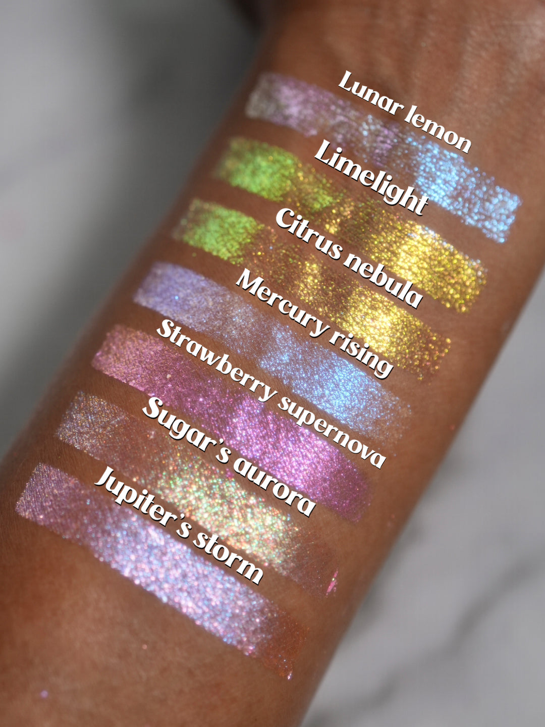 Strawberry Supernova | Neon Multichrome Pressed Pigment