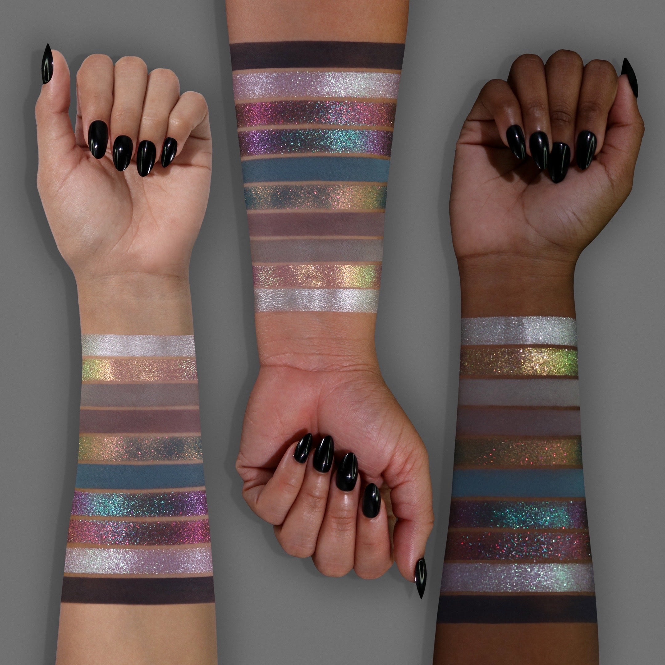 Ice Rings - Terra Moons Cosmetics - duochrome eye shadow