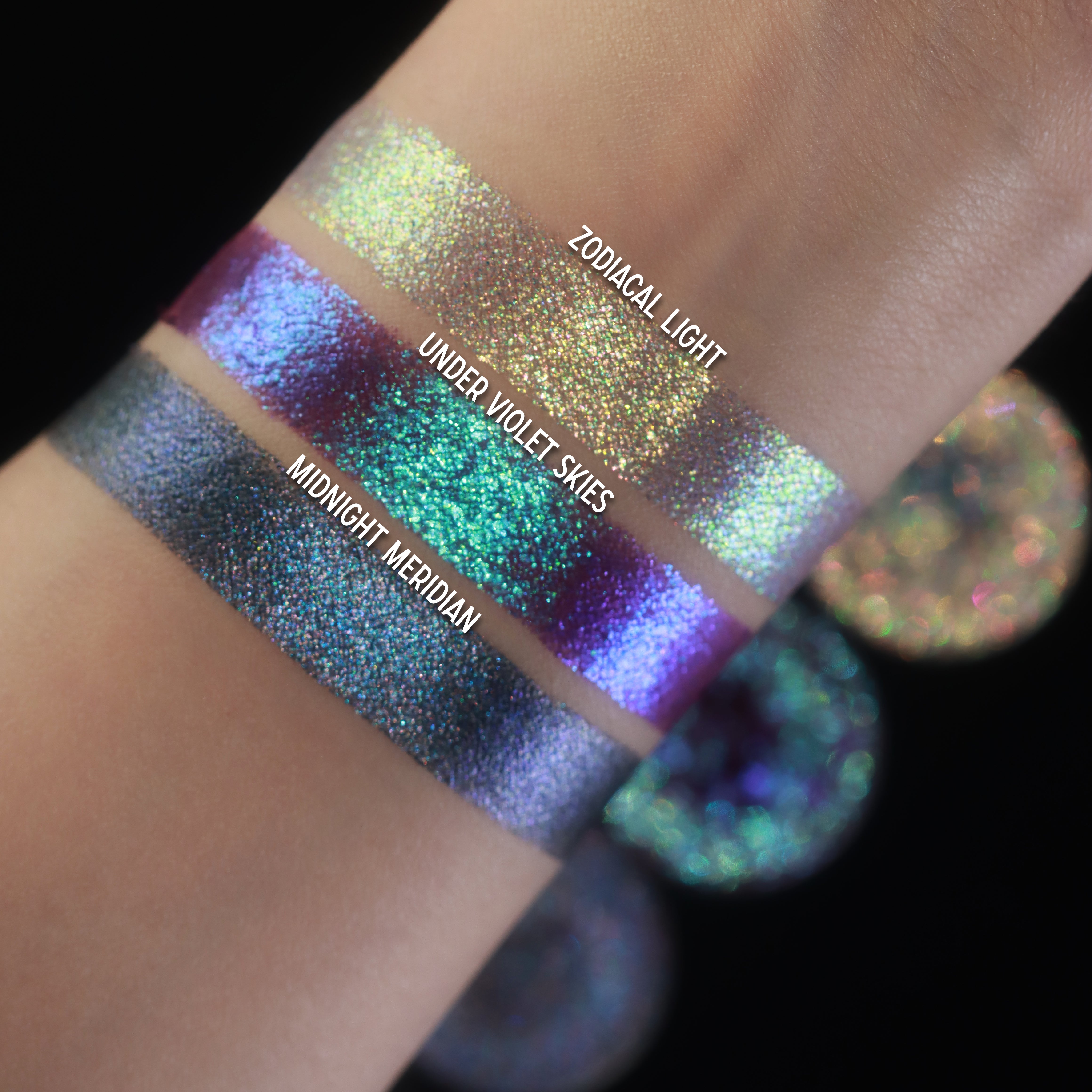 Under Violet Skies - pressed pigment multichrome eyeshadow