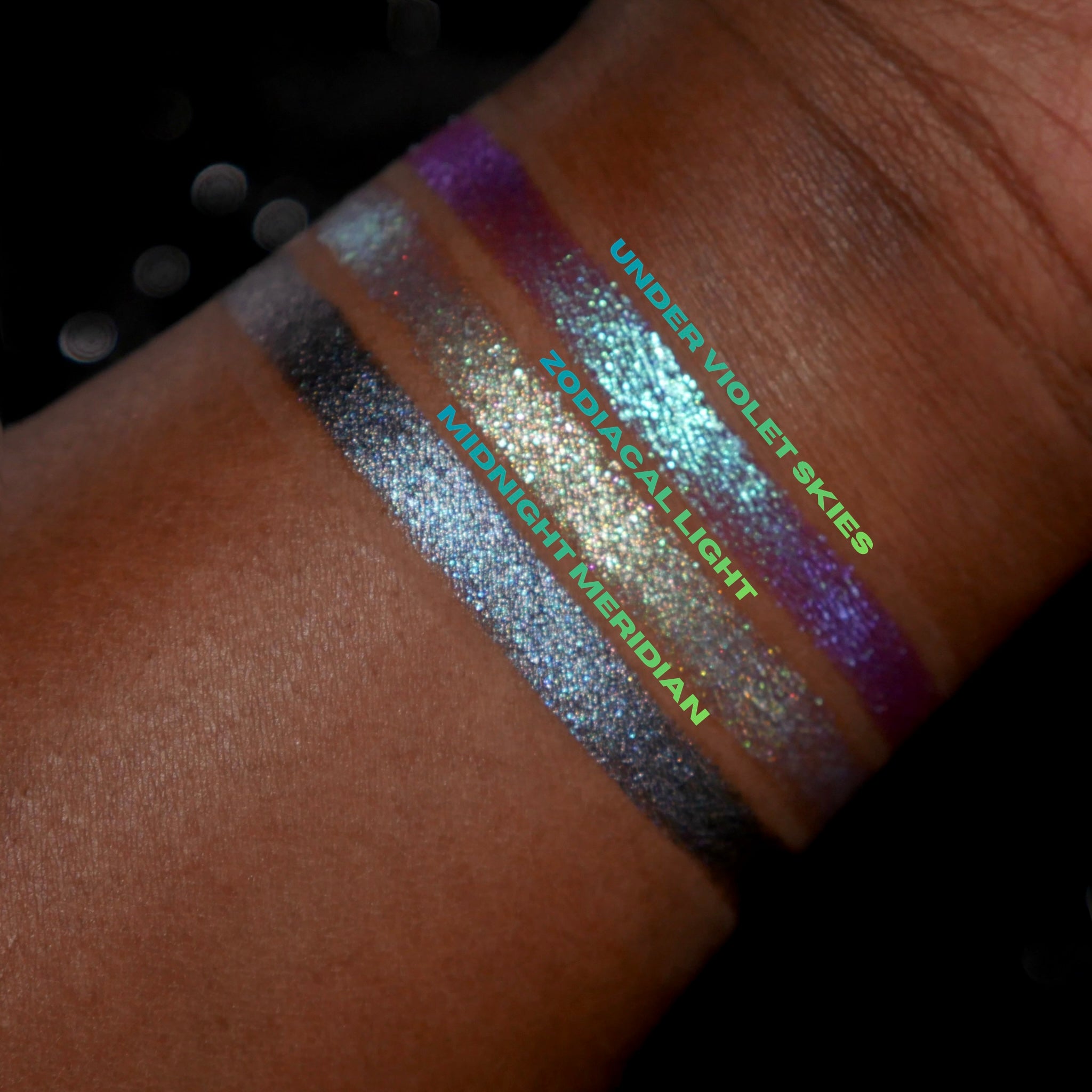 Underneath the Violet Skies - pressed pigment multichrome eyeshadow